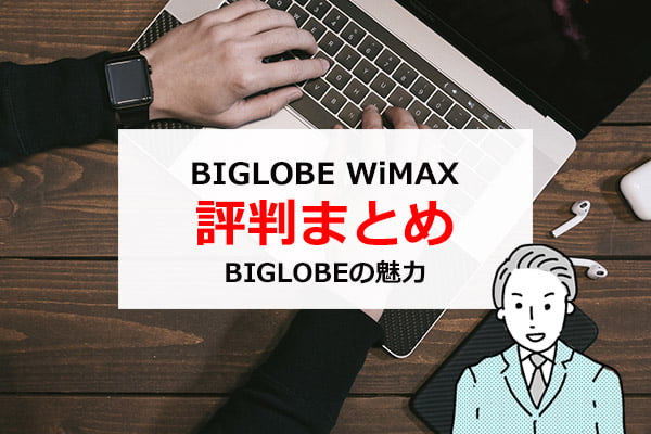 BIGLOBE WiMAX 評判
